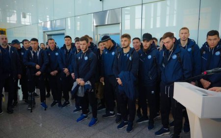 Еуро-2024 іріктеу кезеңі: Футболдан Қазақстан құрамасы елге оралды