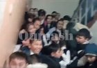 Алматыда оқушылар дәлізге сыймай, бір-бірін таптап кетті