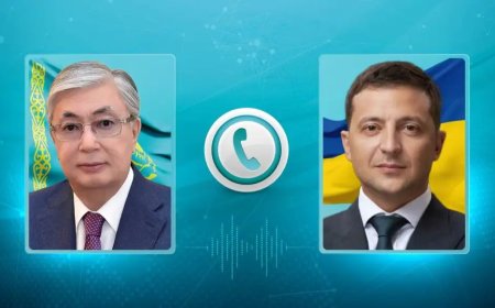 Владимир Зеленский Қасым-Жомарт Тоқаевқа ризашылығын білдірді