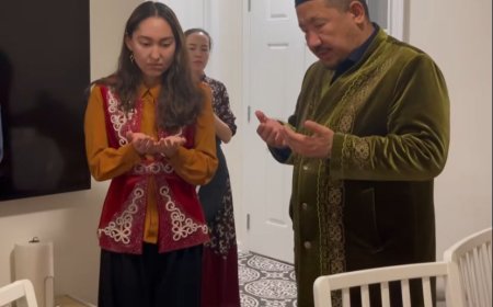 «Анасын табуды нәсіп ет»: Нұрлан имам америкалықтар асырап алған қазақ қызына бата берді (ВИДЕО)