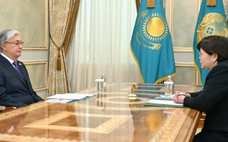 Тоқаев Конституциялық Сот төрағасын қабылдады