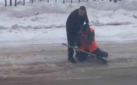 Астанада көше тазалаушысын тізерлетіп кешірім сұратқан адам қамауға алынды