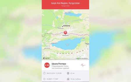 Алматыда тағы да қатты жер сілкінісі болды (ВИДЕО)