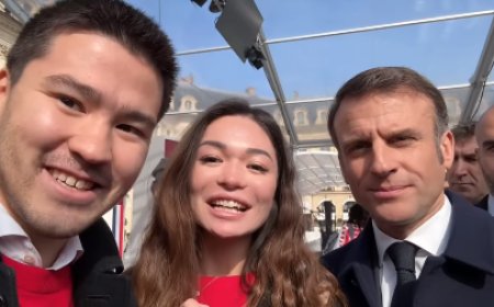 «Макронның өзі құттықтады»: Мұхтар Тайжанның ұлы қалыңдығына сөз салды