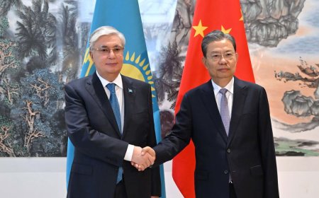 Тоқаев Бүкілқытайлық халық өкілдері жиналысы Тұрақты комитетінің төрағасымен кездесті