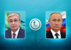 Тоқаев Путинмен шекаралас аймақтардағы су тасқыны жағдайын талқылады