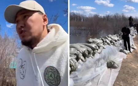 «Ешкім келген де, ескерткен де жоқ»: Жахан Отарғалиев оралдықтардың тасқынмен өздері күресіп жатқанын айтты