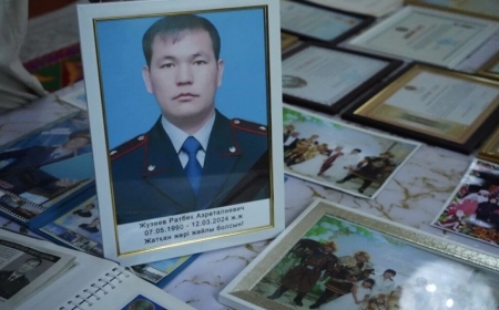 «Соңғы хат жазып, бастығын кінәлаған»: Түркістанда өзіне қол салған полицейдің туыстары жанайқайын жеткізді