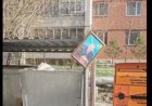 Астанада біреулер Назарбаевтың портретін қоқыс контейнеріне іліп кеткен (ВИДЕО)