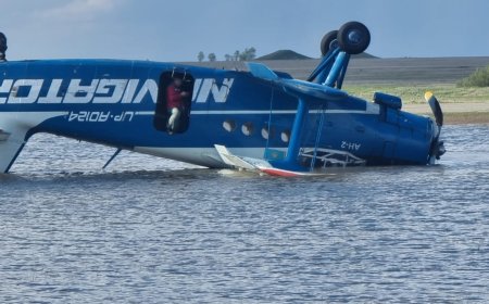 Қостанай облысында суға құлаған ұшақтың ВИДЕОСЫ жарияланды