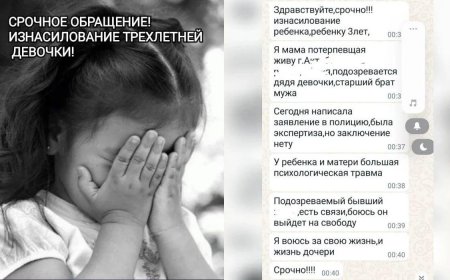 Ақтөбе облысында бұрынғы полиция қызметкері 3 жасар қызды зорлаған