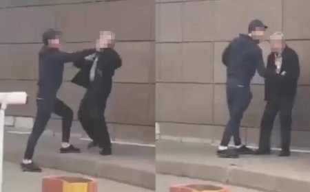 «Әкеңді солай ұрсын»: Егде жастағы адамды сабаған алматылық көптің ашуын туғызды (ВИДЕО)