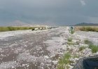 Абай облысында көлемі жаңғақтай бұршақ жауып, үйлердің шатырын талқандап кетті (ВИДЕО)