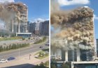 Астанада «Хан Шатыр» сауда орталығының маңында тұрғын үй өртенді