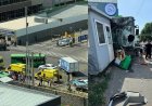 «Бір жолаушы көз жұмды»: Алматыда автобус апатқа ұшырады