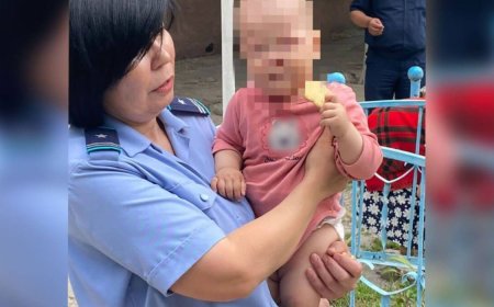 Түркістанда көшеден 10 айлық сәби табылды