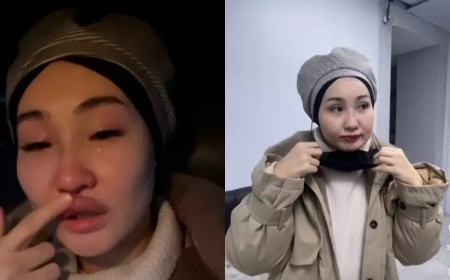 «Ұрды да, мешітке кіріп кетті»: Меломен әншісінің әйелі күйеуінің ұрған сәтінің видеосын жариялады