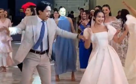 «Жылдың үздік тойы». Шымкентте өткен үйлену той Желі қолданушыларын тәнті етті