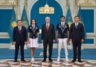 Тоқаев Олимпиадаға қатысатын ел құрамасына Мемлекеттік туды тапсырды