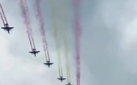 Астанада қызыл түсті жаңбыр жауды