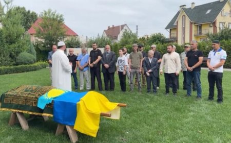 Айдос Садықов Киев маңындағы мұсылман зиратына жерленді