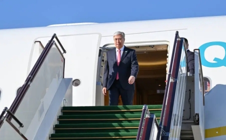 Тоқаев Әзербайжанда жүр