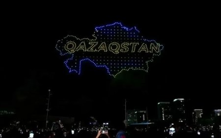 Астанада дрондар шоуын 100 мыңнан астам адам тамашалады