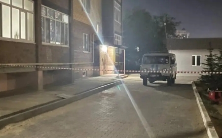 Оралда бес жасар екі бала терезеден құлап кетті