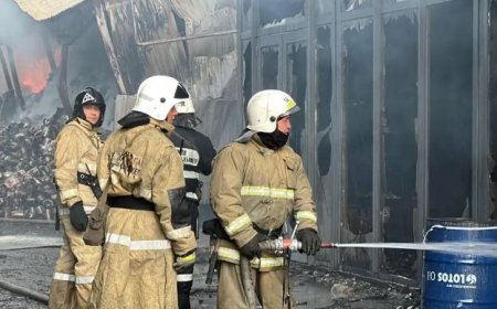 Алматыдағы «Барахолка» базарындағы өрт ауыздықталды