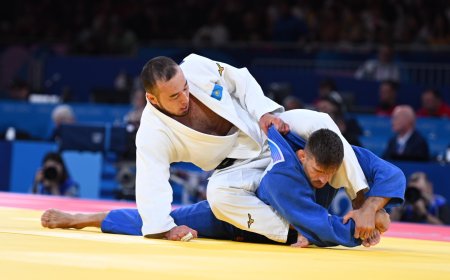 Дзюдошы Абылай Жұбаназар алғашқы белдесуінде ұтылып қалды