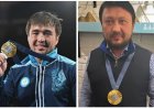 Мұхамеджан Тазабек Елдос Сметовтің медальін тағып, көзге түсті
