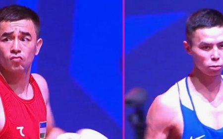 Париж-2024: Сәкен Бибосынов өзбек боксшысынан жеңіліп қалды