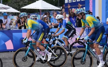 Париж Олимпиадасында велоспорттан топтық жарыста есе жібердік