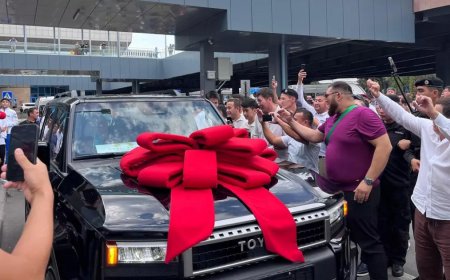 Дзюдо федерациясы Ғұсман Қырғызбаевқа су жаңа көлік сыйлады