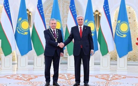 Елімізге Өзбекстан басшысы Мирзиёев сапарлап келді