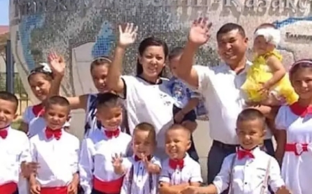 Жамбыл облысында жан түршігерлік жол апатынан қаза тапқан полицей 8 жетім баланы асырап алған