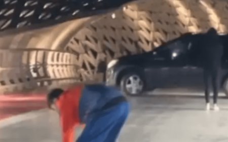 «Досымен бәстескен»: «Атырау» көпіріне шығып кеткен көлік жүргізушісі 15 тәулікке қамалды