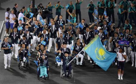 Қазақстан құрамасы Паралимпиада ойындарының ашылу салтанатына қатысты