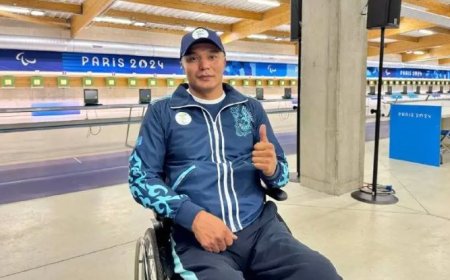 Еркін Ғаббасов Паралимпиада ойындарының күміс жүлдесін жеңіп алды
