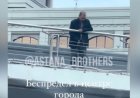 Астана көпірінде ер адам елдің көзінше дәрет сындырған