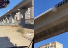 Астанадағы LRT бағанына адамды асып кеткен