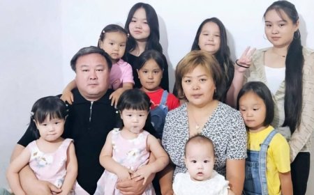 «Төрі – жұмақта»: тоғыз қызы бар Балқаш ауданындағы майор желі жұлдызына айналды