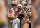Мейрамбек Бесбаев қызын перзентханадан дүркіретіп тұрып шығарып алды (ВИДЕО)