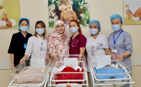 Астанада үшем дүниеге келді