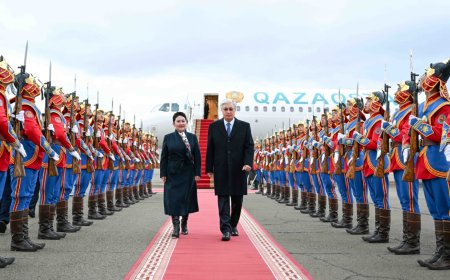 Тоқаев Моңғолияға мемлекеттік сапармен барды (ВИДЕО)