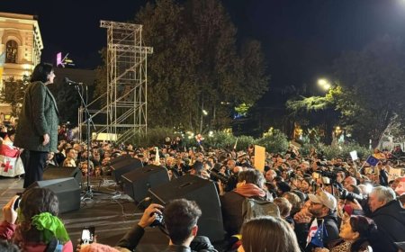 Тбилисиде жұрт жаппай наразылыққа шықты