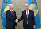 Президент Касым-Жомарт Токаев принял акционера ПАО «Лукойл» Вагита Алекперова