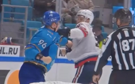 «Хоккейдің шыңы»: қазақ ойыншысының төбелесін АҚШ-та жоғары бағалады (ВИДЕО)