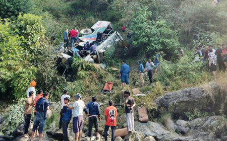 Үндістанда лық толы автобус шатқалдан құлап, 36 адам қаза болды