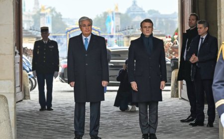 Парижде Қазақстан Президентін салтанатты қарсы алу рәсімі өтті